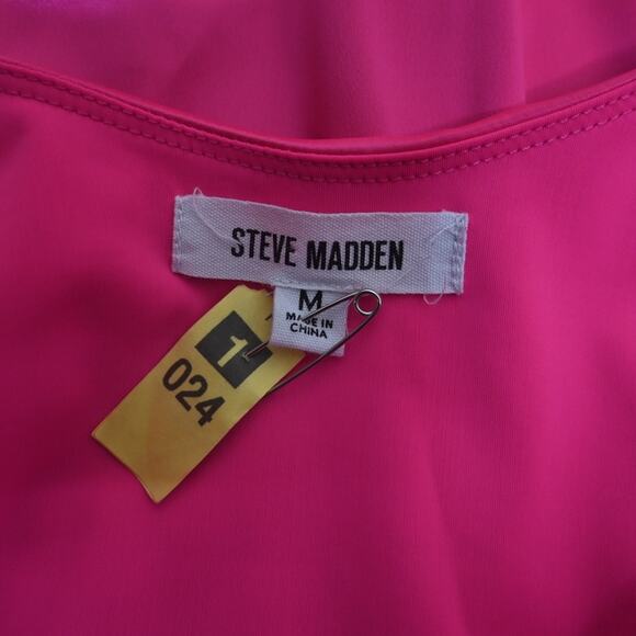 Steve Madden Womens M Mini Tobi Slip Dress in Pink Glo - Picture 8 of 10